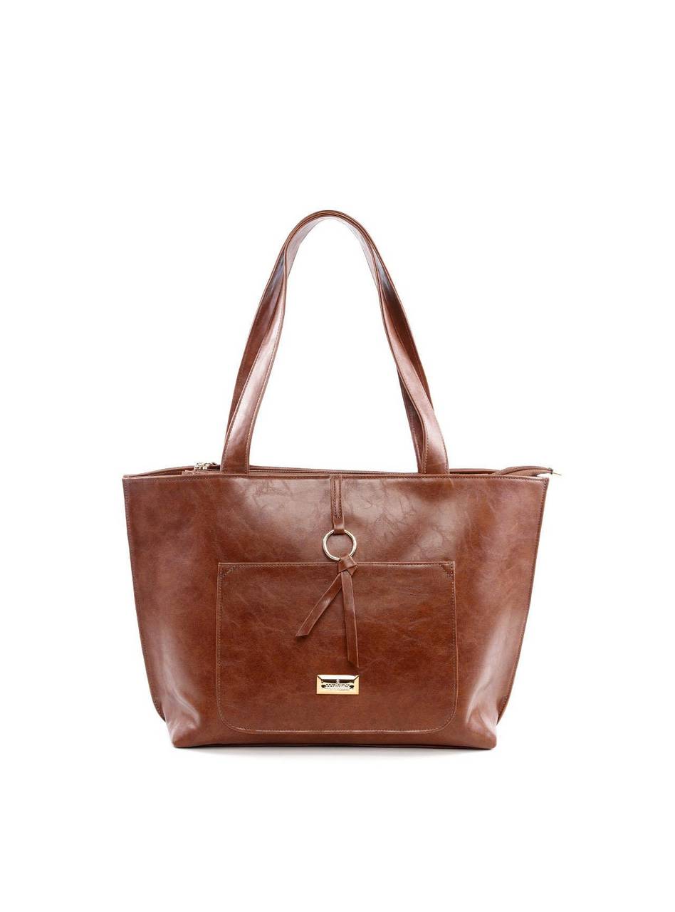 Bolsa Shopper com Detalhe de Argola - Cacau BSI-6162 - CA