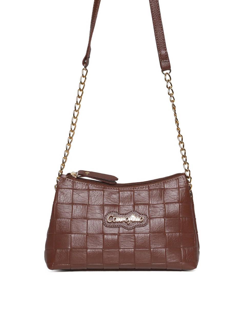 Bolsa Clutch Pequena Transversal Cacau BSI-5753 - CA