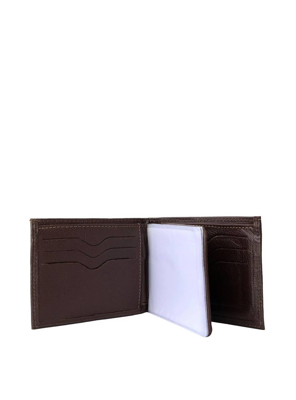 Carteira Masculina Pocket Couro 4 Plásticos Cacau CAI-593 - CA