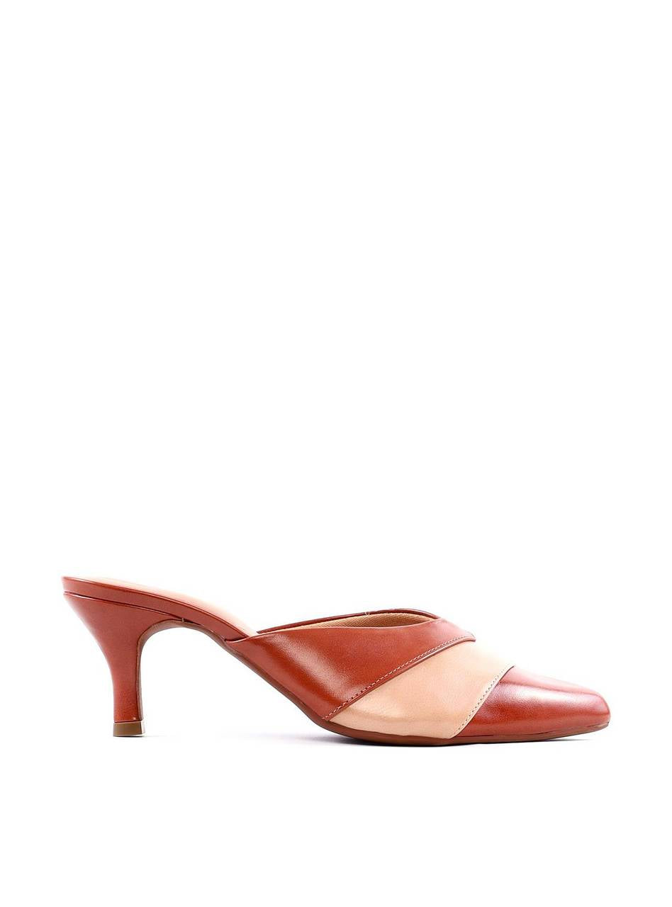 Mule Salto Fino com Recorte Geométrico - Castor SDI-12023 - CS