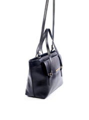 Bolsa Tote com Alça Dupla com Tampa de Ímã - Preta BSI-6099 - PR