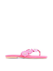 Rasteira de Dedo com Mini Flores - Pink SDI-11821 - PK