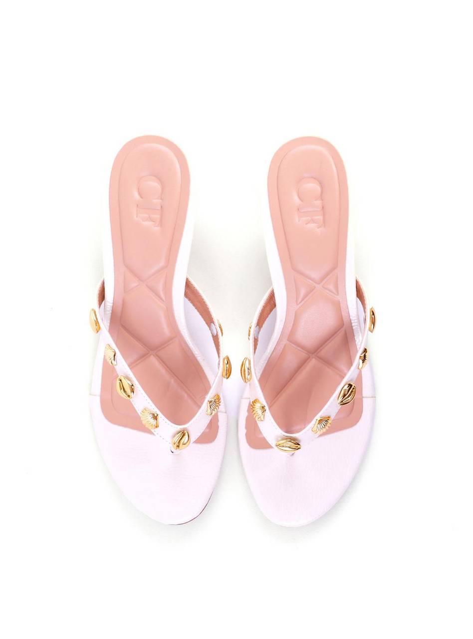 Tamanco Dedo Tira Enfeite Conchas - Fenno SDI-11916 - FE