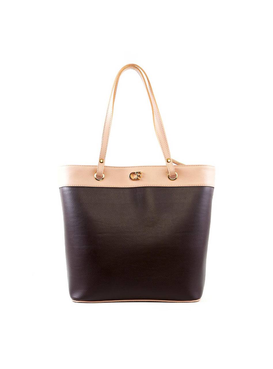 Bolsa Shopper Grande com Ilhós - Cacau BSI-6460 - CA