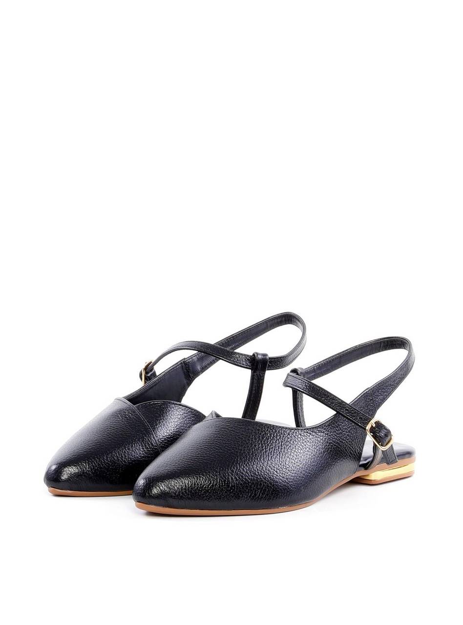 Sapatilha Slingback de Bico Fino - Preta SDI-12133 - PR