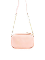 Bolsa Tote Pequena com Alça de Corrente - Nude BSI-6328 - NU