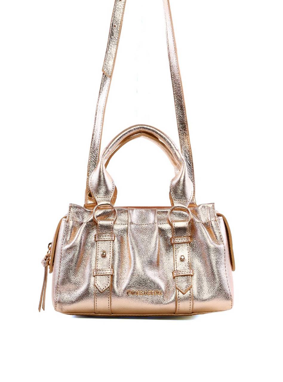 Bolsa Tote Drapeada - Ouro BSI-6391 - AU