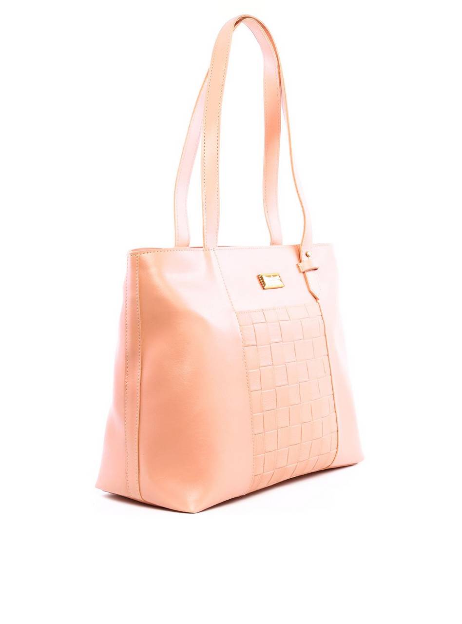 Bolsa Shopper com Bolso Frontal - Nude BSI-6264 - NU