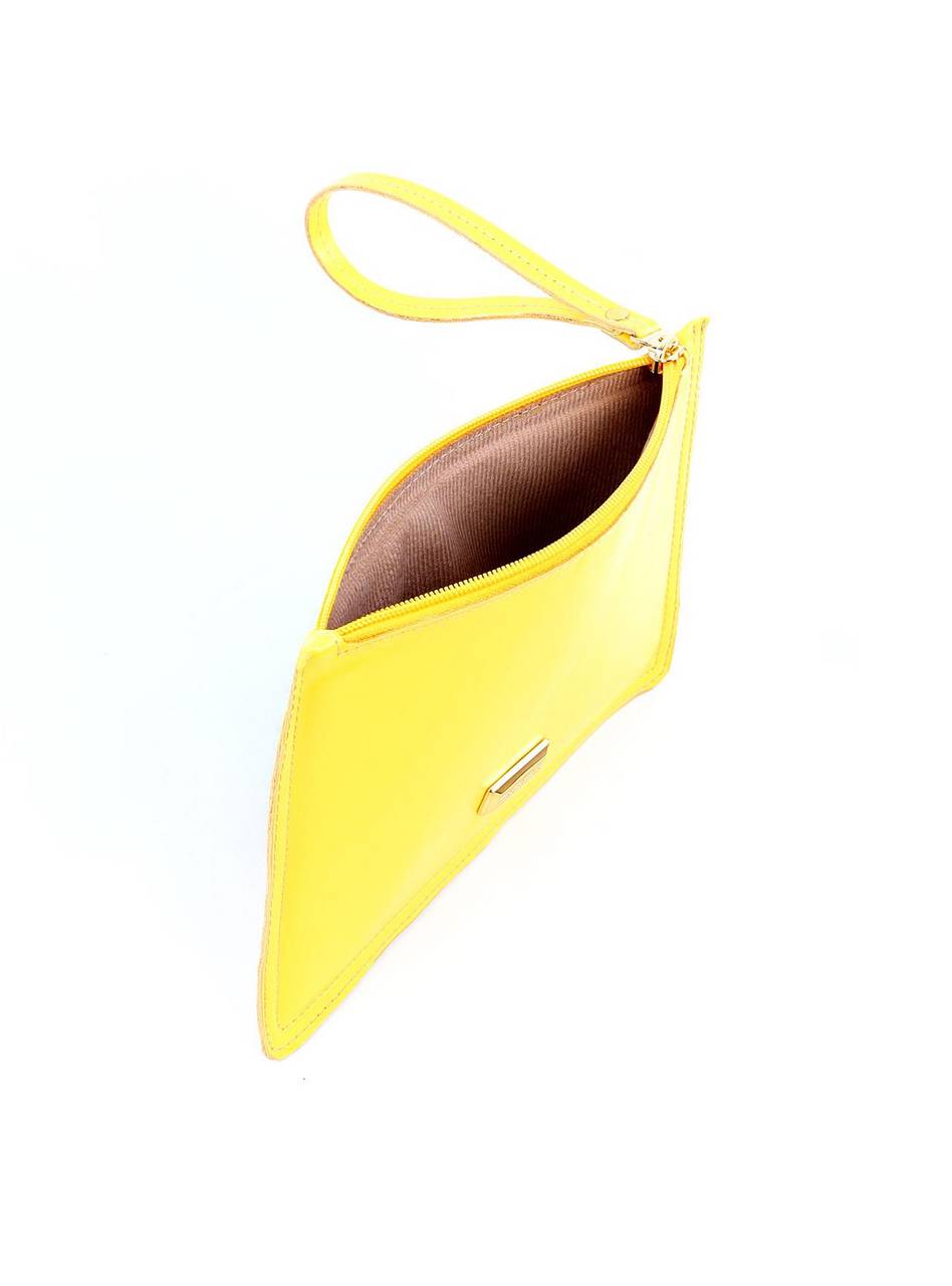 Necessarie Retangular com Alça no Zíper - Amarelo NSI-159 - AM