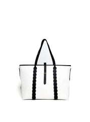 Bolsa Shopper com Trança e Passador - Branco BSI-6255 - BR