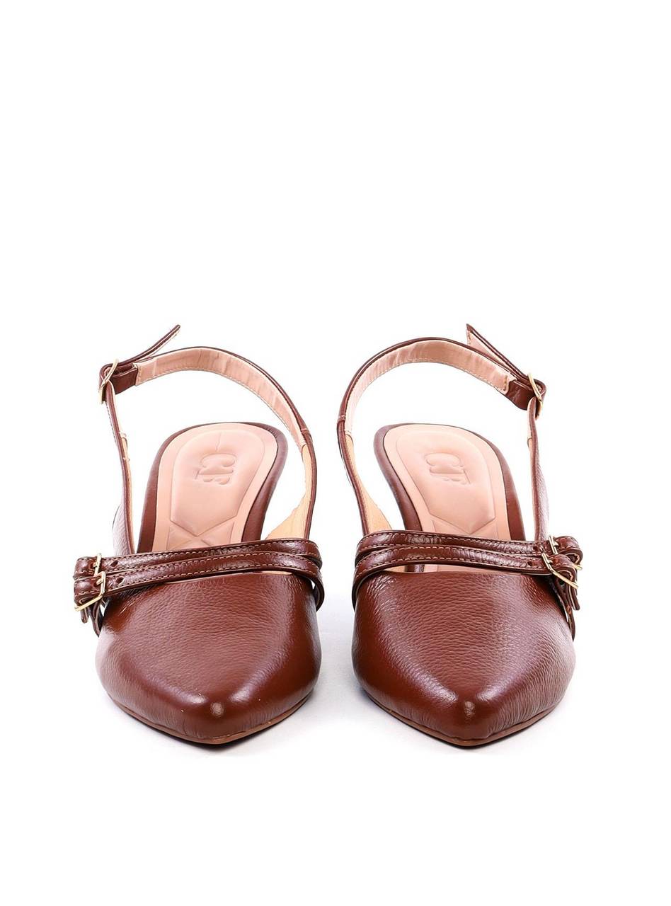 Scarpin Slingback com Fivelas Laterias - Castor SDI-11737 - CS