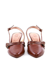 Scarpin Slingback com Fivelas Laterias - Castor SDI-11737 - CS