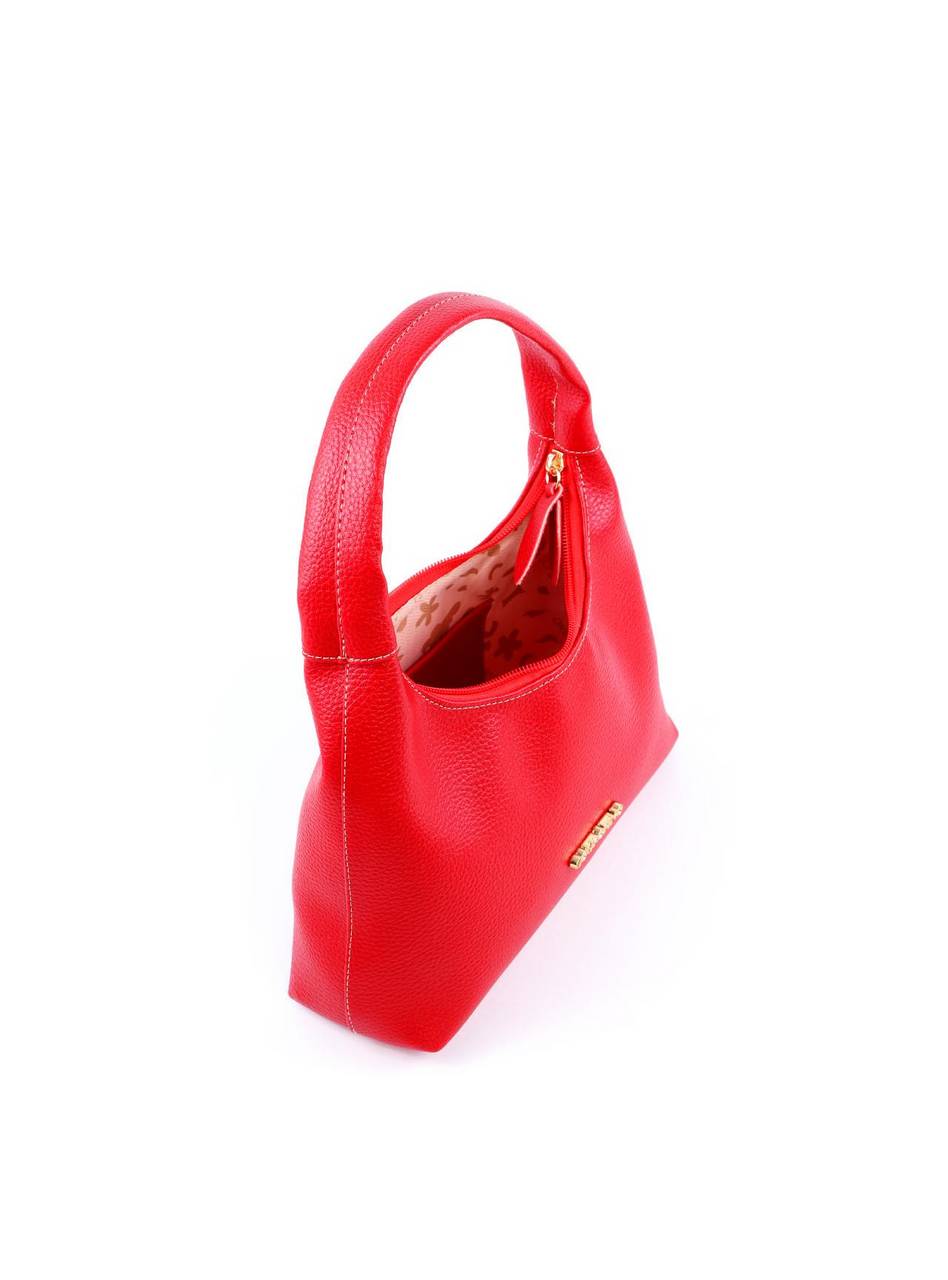 Bolsa Hobo com Alça de Ombro Meia Lua - Vermelha BSI-6024 - VE