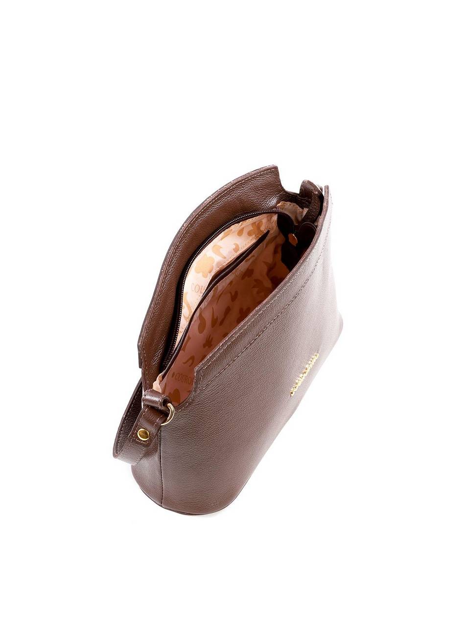 Bolsa Transversal Arredondada - Cacau BSI-6449 - CA
