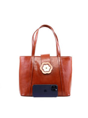 Bolsa Tote com Flor Frontal - Castor BSI-6359 - CS