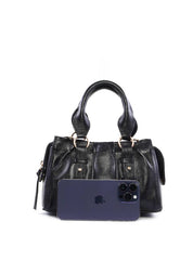 Bolsa Tote Drapeada - Preta BSI-6391 - PR