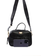 Bolsa Baú Transversal com Matelassê Frontal BSI-6534 - PR