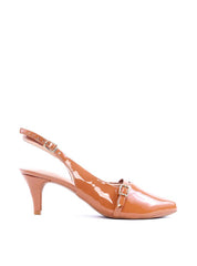 Scarpin Slingback Salto Kitten e Fivelas - Castor SDI-11759 - CS
