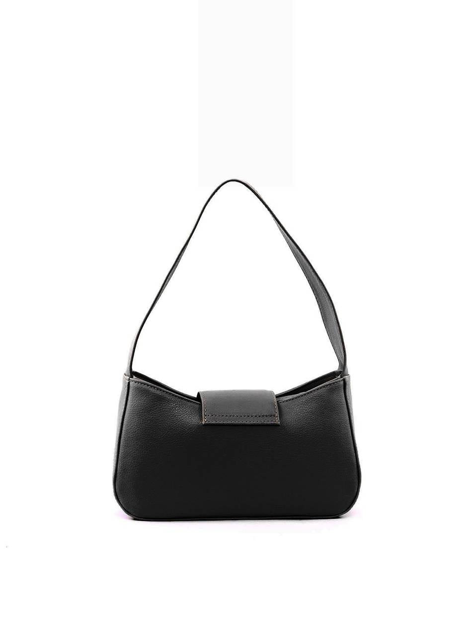 Bolsa Baguete com Lingueta Larga - Preta BSI-6175 - PR