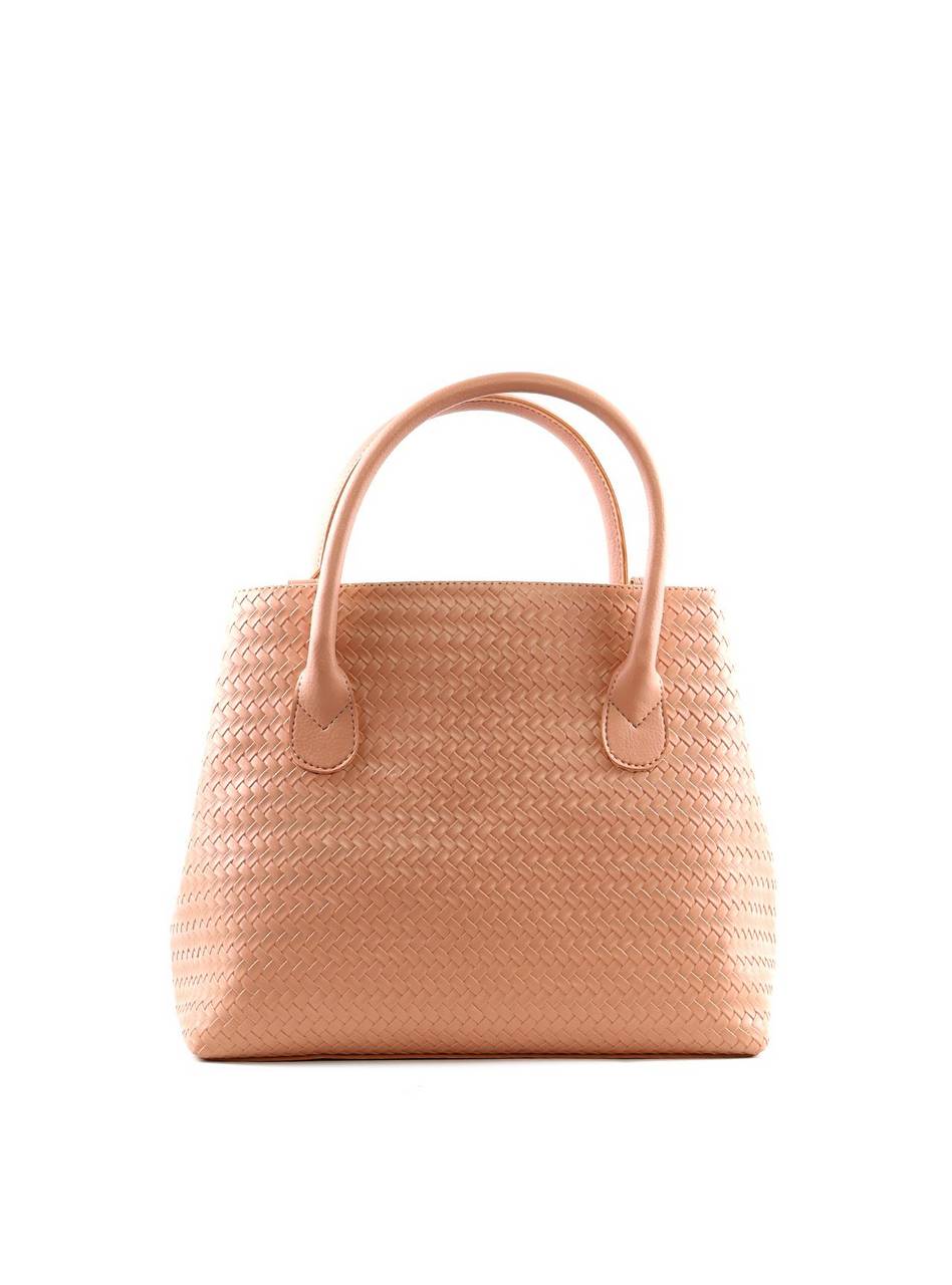 Bolsa Tote Grande com Duas Divisórias - Nude BSI-6389 - NU