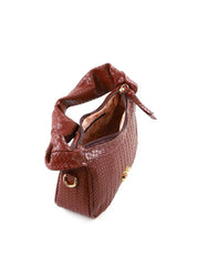 Bolsa Hobo Tressê com Nó na Alça - Cacau BSI-6395 - CA