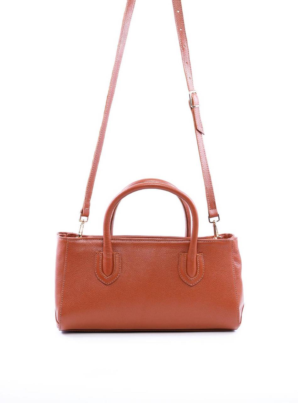 Bolsa Tote de Mão e Tiracolo Retangular com Detalhes de Costuras Castor BSI-5962 - CS