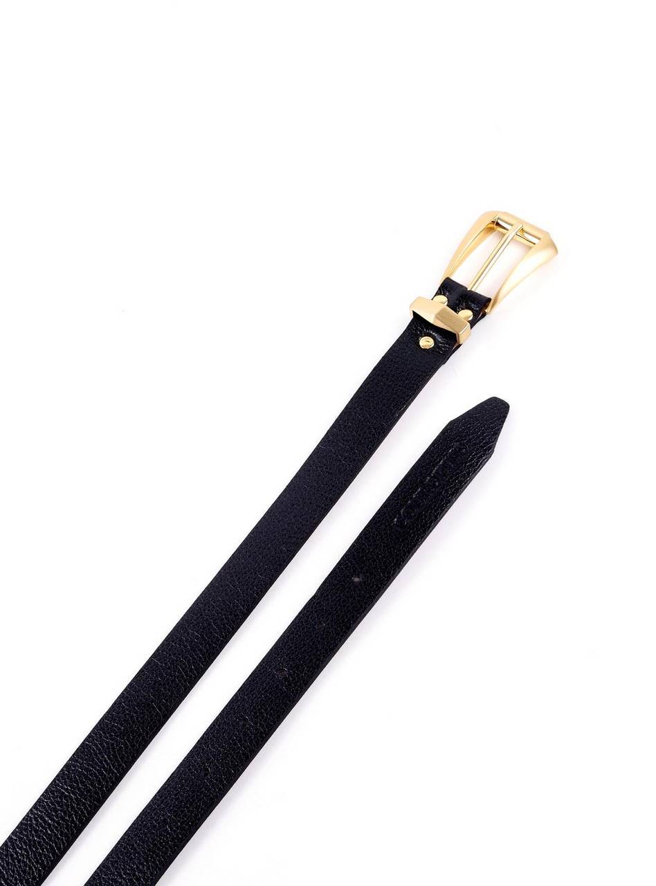 Cinto Feminino Fivela Grande em Couro - Preta CTI-1005 - PR