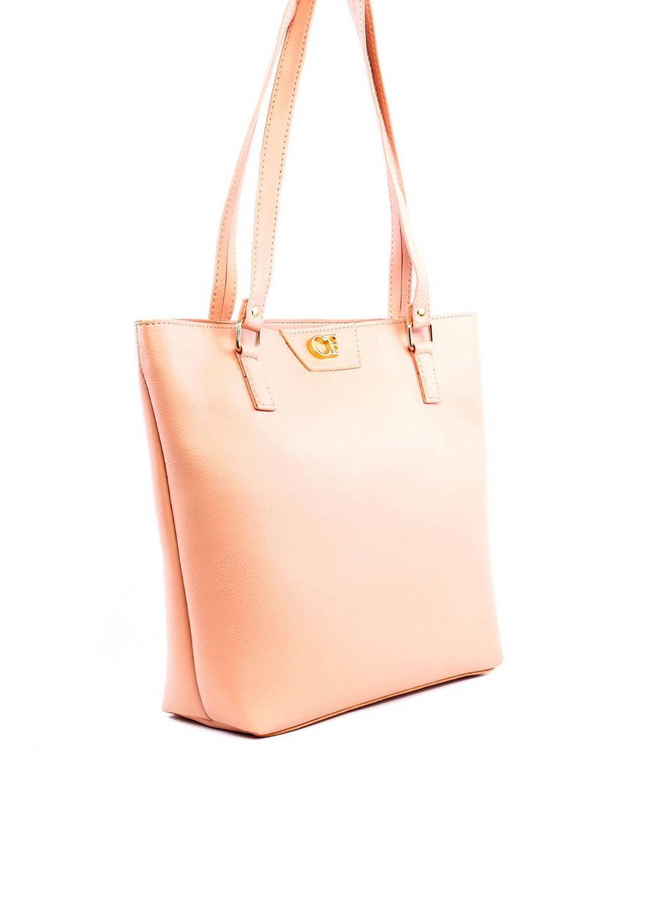 Bolsa Shopper Quadrada Tiracolo - Nude BSI-6257 - NU