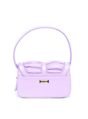 Bolsa Satchel Drapeado com Alça Dupla Removível - Lilás BSI-5933 - LI