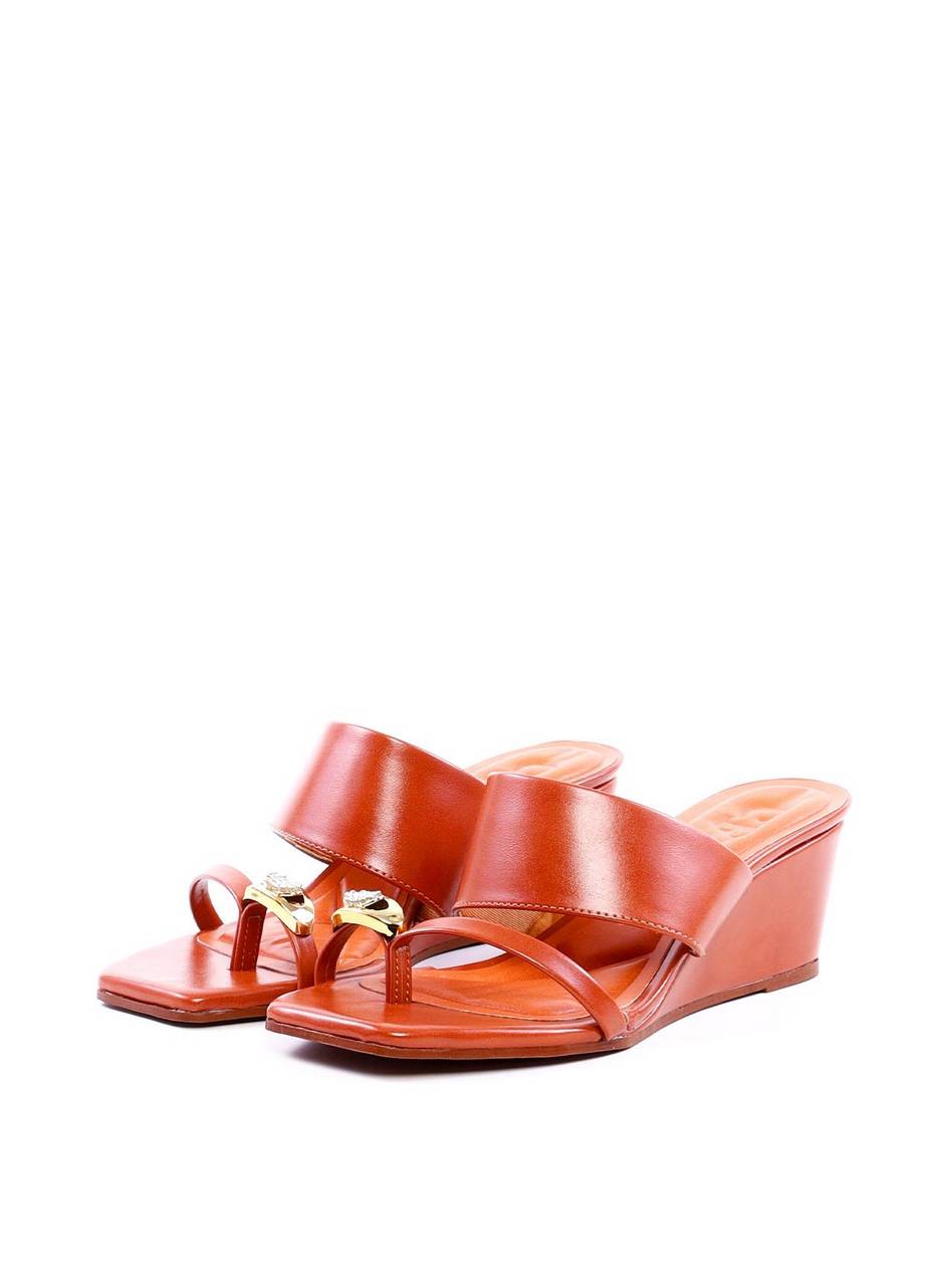 Tamanco Anabela com Enfeite no Dedo - Castor SDI-11959 - CS