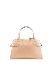 Bolsa Tote Retangular com 3 Divisórias - Nude BSI-6443 - NU