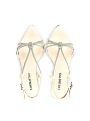 Rasteira Bico Fino com Tira de Strass - Fenno SDI-11937 - FE