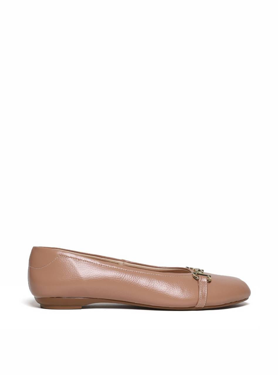Sapatilha Bico Redondo com Bridão - Nude SDI-11658 - NU