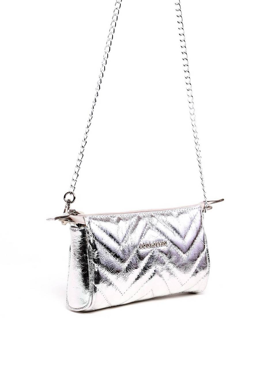 Bolsa Solange Clutch em Matelassê - Prata BSI-6299 - PT