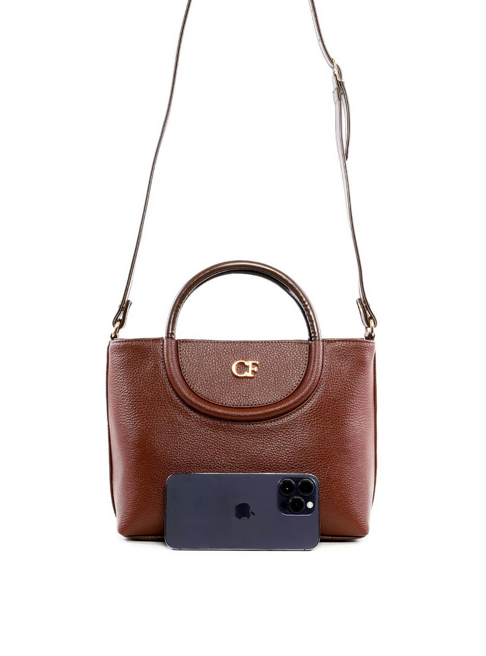 Bolsa Tote Transversal com Alça Redonda - Cacau BSI-6450 - CA