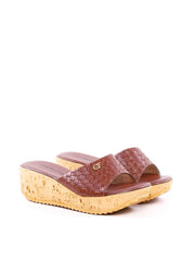 Tamanco Anabela Tira Única em Tresse - Cacau SDI-11969 - CA