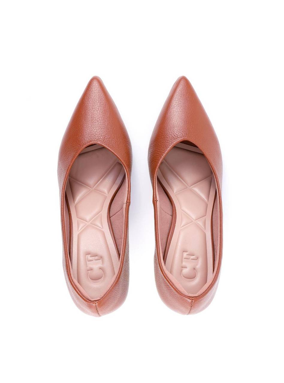 Scarpin Salto Cromado e Bico Fino - Castor SDI-11690 - CS
