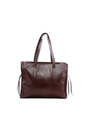 Bolsa Tote com Detalhes de Tiras com Nós e Ponteiras - Cacau BSI-5974 - CA
