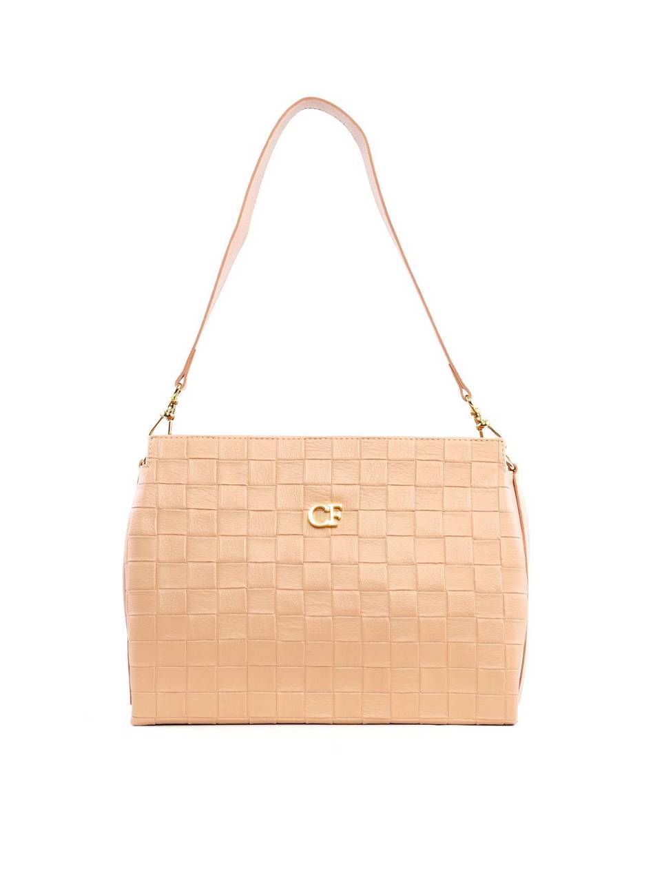Bolsa Tote Alça com Mosquetão - Nude BSI-6248 - NU