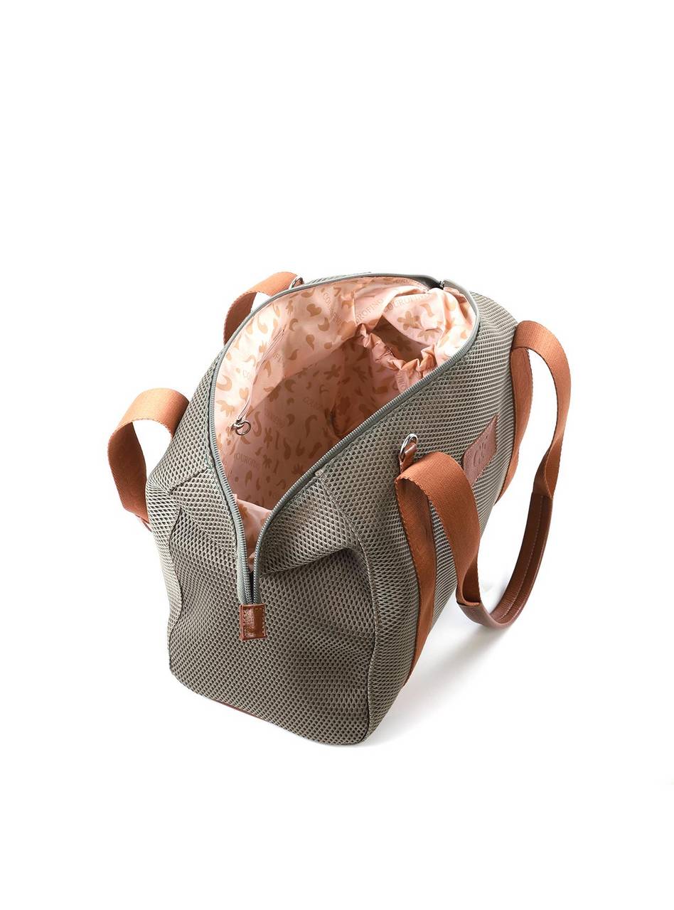 Bolsa Baú em Tela com Fita na Alça - Verde BSI-6400 - VD