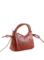 Bolsa Tote Média Enfeite Laços Laterais Alça Dupla - Castor BSI-6374 - CS