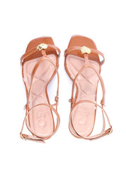 Sandália de Salto com Tiras e Detalhe de Coração - Castor SDI-11764 - CS