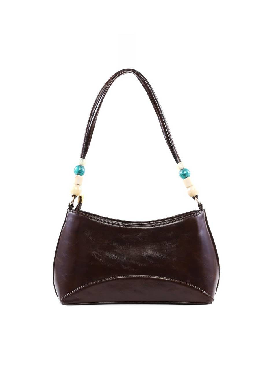 Bolsa Baguete Pequena com Detalhes Translúcidos - Cacau BSI-6473 - CA