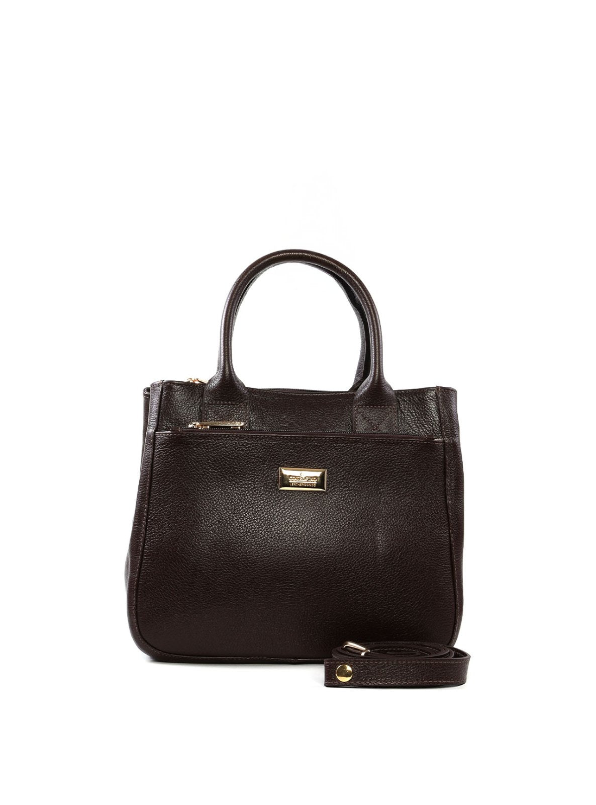 Bolsa de Mão com Bolso Frontal e Alça Rígida BSI-4346 - CA
