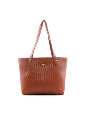 Bolsa Shopper com Detalhe de Tressê - Castor BSI-6407 - CS