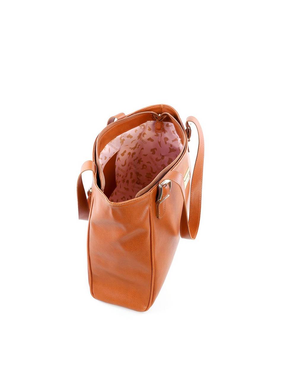 Bolsa Tote com Maxi Fivelas Frontais - Castor BSI - 6180 - CS