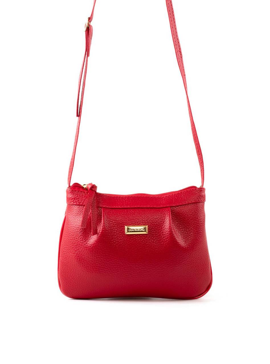 Bolsa Clutch Pequena Transversal Vermelha BSI-5749 - VE
