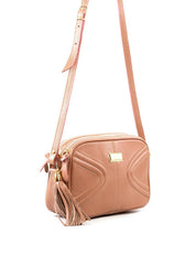 Bolsa Feminina Clutch Pequena Couro Nude BSI-5731 - NU
