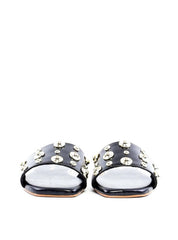 Rasteira Slide com Rebites - Preta SDI-11896 - PR