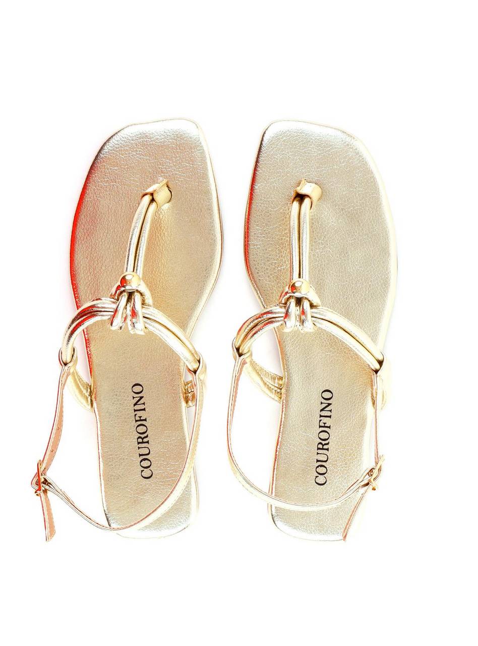 Rasteira de Dedo com Esfera - Ouro SDI-11964 - AU